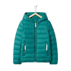 Hanna Andersson Green Superlight Packable Down Jacket Toddler Size 3T